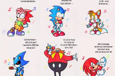 Singing With Sonic 'n Friends By JamesmanTheRegenold On DeviantArt