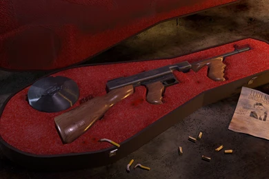 Tommy Gun Render By Twistedoldloony On DeviantArt