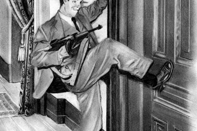 Tommy Gun Portrait By Thumbshare On DeviantArt