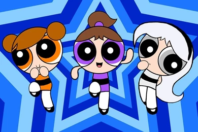 Powerpuff Girls Bell And Bunny   Wallpaper.