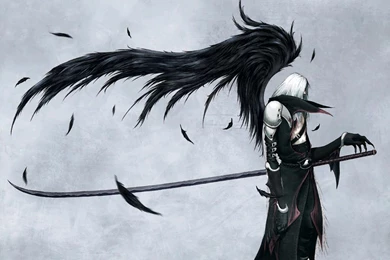 Final Fantasy VII, Fantasy, Video Games, Wings, Black, Weapons ...