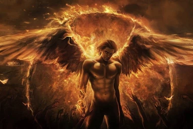 1600x1343px Fallen Angel Black Wallpapers