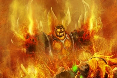 Ragnaros And Thrall By Perkunos On DeviantArt