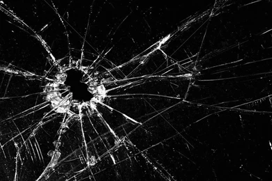 Broken Glass Shattered Crack Abstract Window Bokeh Pattern ...