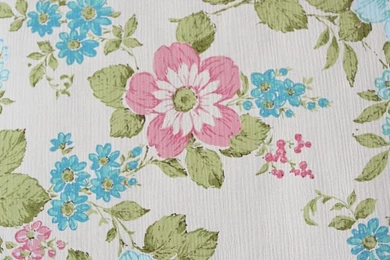 Vintage Wallpapers Roll No 11   Shabby Chic Flowers