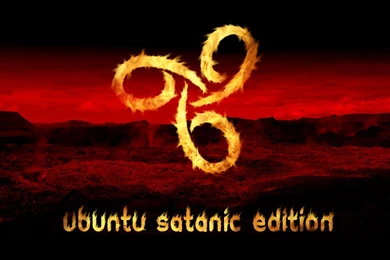 Ubuntu Satanic Edition   Wallpapers