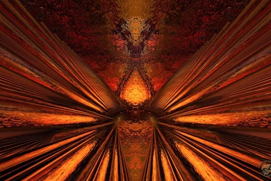 Abstract 666 Orange