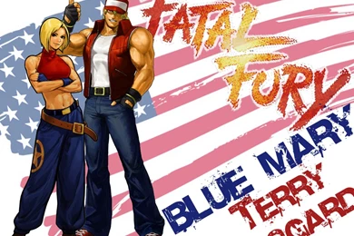 FatalFuryBlueMaryTerryBogardWall The King Of Fighters Wallpapers ...