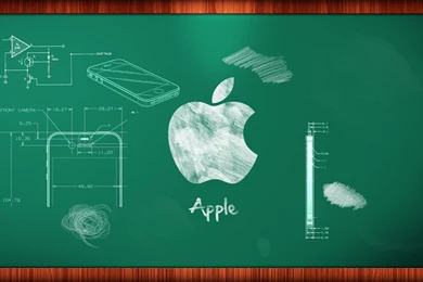 Wallpapers Blackboard Apple Chalkboard 1920x1080