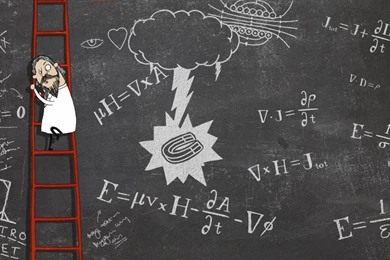 Science, Humor, Blackboard, Ladder   HD Wallpapers