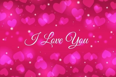 Shiny Pink Hearts Backgrounds Vector