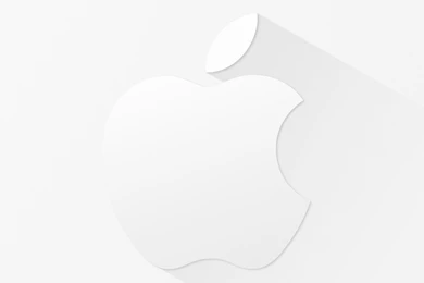 Illustrations Apple Logo iPhone White