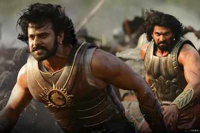 Prabhas And Rana In Baahubali HD Wallpapers   IHD Wallpapers