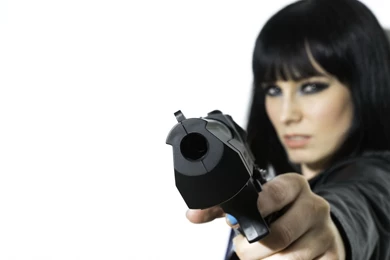Girl With Gun Desktop Wallpaper, Girl With Gun Pictures, New ...