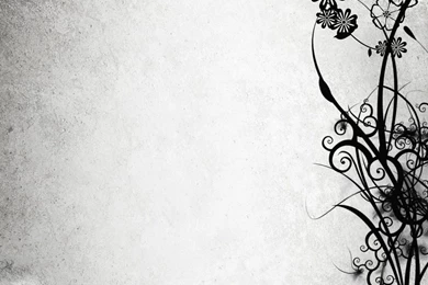 Free Black Flower Branches Backgrounds For PowerPoint   Flower PPT ...