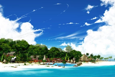 Beautiful Sea Land Wallpapers