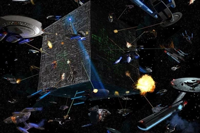 Battle At Wolf 359, Invasion Of Borg Cube   Free Star Trek ...