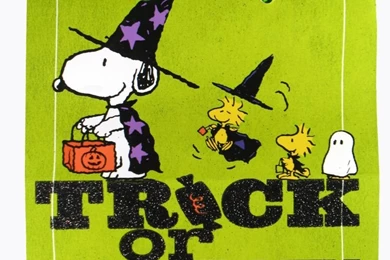 Snoopy Halloween Gift Bag: Snoopn4pnuts.com