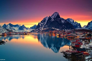Lofoten Beautiful City Wallpapers Download Of Lofoten Norway