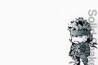 Metal Gear Solid Solid Snake Simple Backgrounds Wallpapers ...