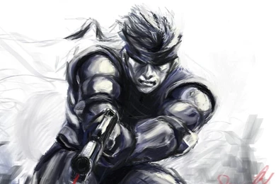 Solid Snake By Serpiente Solida On DeviantArt