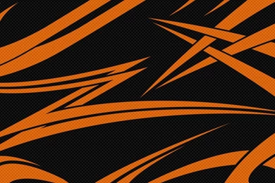 1366x768 Black & Orange Carbon Desktop PC And Mac Wallpapers
