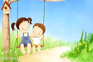 Lovely Illustration Art For Children's Day 1600x1200 NO.28 Desktop ...