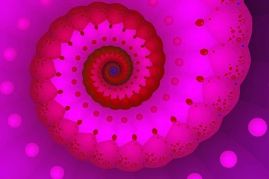Fractal Art By Vicky, Red And Pink Wallpapers