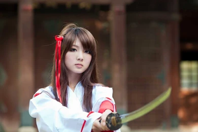 Samurai Girl Female Warrior Wallpapers & Samurai Wallpapers