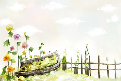 Cartoon Images Of Flowers   HD Wallpapers Lovely