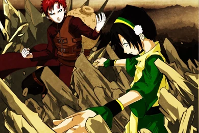 Avatar Gaara Naruto Toph Bei Fong Wallpapers