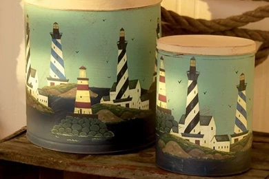 Wallies Warren Kimble Lighthouses Wall Decal