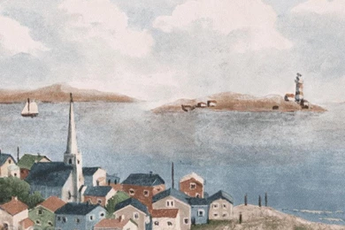 Lighthouse Wall Border