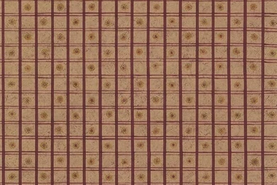 Warren Kimble Flower Burgundy Stripes Wallpapers AP23955