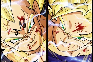 Dragon Ball Z Majin Vegeta Vs Goku Hd Cool 7 HD Wallpapers