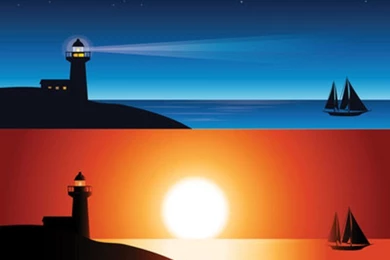Lighthouse Night Free Vector Art   (680 Free Downloads)
