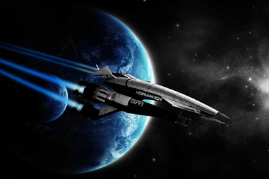 The Normandy On Patrol By Mittens959 On DeviantArt