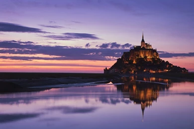 Castles Normandy France Saints (religion) Mont Saint Michel ...