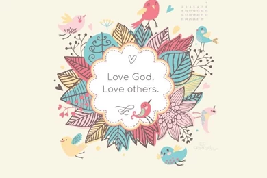 February 2014   Love God Desktop Calendar  Free February Wallpapers