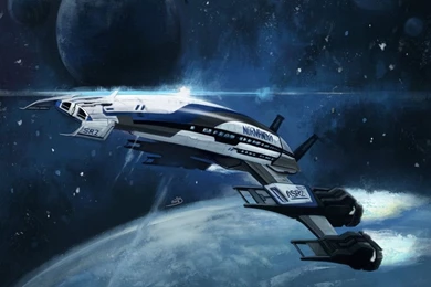 Normandy SR2 On Patrol By Mittens959 On DeviantArt