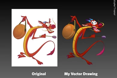 Mushu On Inkscape SVG Render By Christophertreanor On DeviantArt
