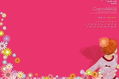 February CG Wallpapers   Lovely Anime CG Calendar Wallpapers 9 ...