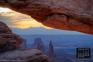 Free Desktop Calendar/wallpapers For February