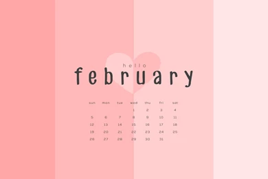 Hello February. Free Download.   To Live Beautifully