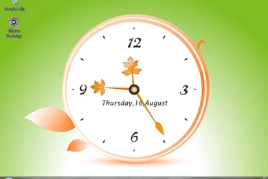 Leaf Desktop Clock Wallpapers 1.0.0 Free Download   Leaf Desktop ...