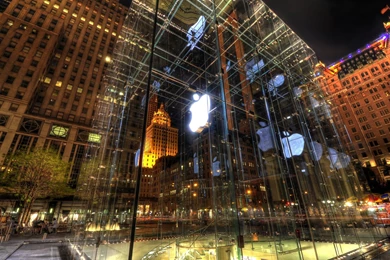 Apple Store On 5th Avenue New York Wallpapers :: HD Wallpapers