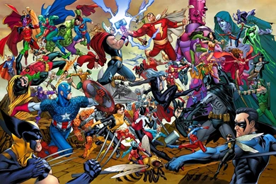 Marvel Vs DC Poster By TeoGonzalezColors On DeviantArt