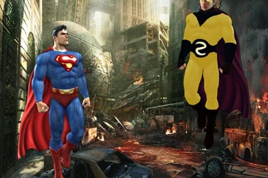 DC Vs Marvel Superman Vs Sentry Wallpapers By Hangman95 On DeviantArt