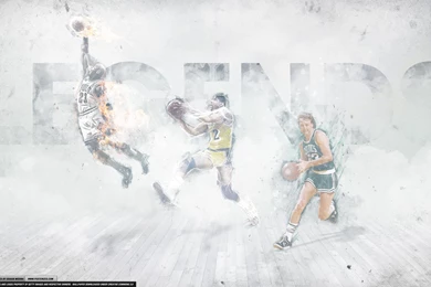 Magic Johnson, Larry Bird, Michael Jordan – 'Legends' (WALLPAPER ...