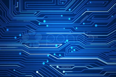 Blue Circuitry Stock Video 836882